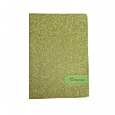 Блокнот Кожзам,А5, 80аркушів, клітинка (ЗОЛОТИСТИЙ)