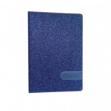Блокнот Кожзам,А5, 80аркушів, клітинка (СИНІЙ)