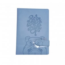 Блокнот Кожзам,А5, 64 аркуші, (НАРОДЖЕНИЙ БИТИСЯ)