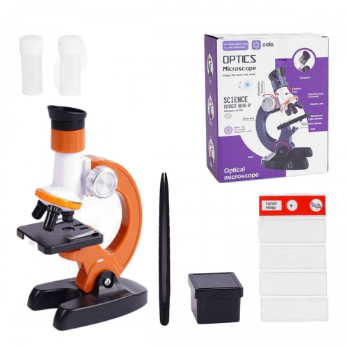 Микроскоп с набором (оранжевый) (MiC)