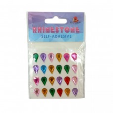 Стрази самоклеючі, 1,8*1,3см,24шт.