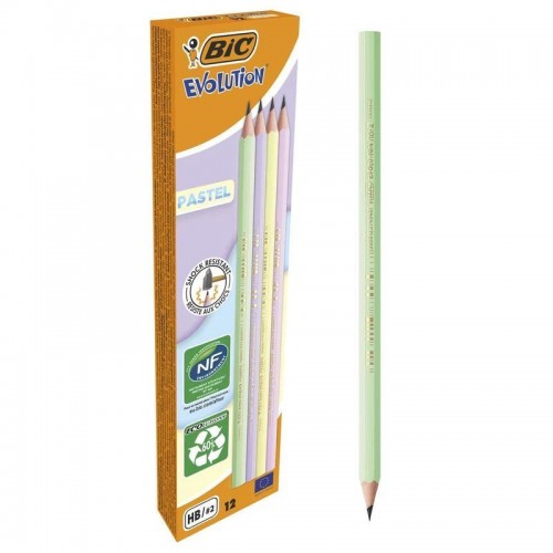 Олівець Bic Ecolution Pastel графітний, НВ, 1 шт (BIC) Олівець Bic Ecolution Pastel графітний, НВ, 1 шт (BIC)