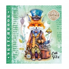 Скетчбук 36 аркушів, (CUTE FOX)