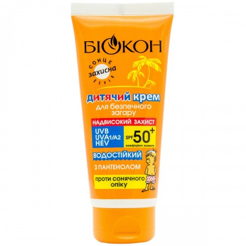 Биокон СС-крем детский для безопасного загара SPF50+, 90 мл (Біокон)