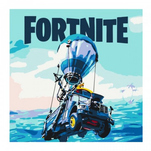 Картина по номерам Foнnite. Игра Фортнайт 30*30 см. Оригами (Origami)