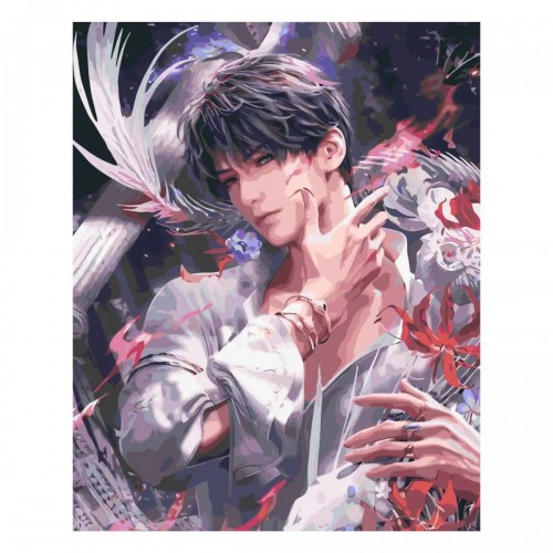 Картина по номерам Магия взгляда - Love and Deepspace 40*50 см Рафаэль (Origami)