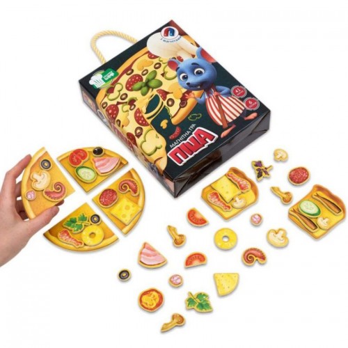 Гра магнітна "Піца" (укр) (Vladi Toys)