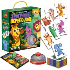 Гра настільна зі дзвоником. Тропічний переполох