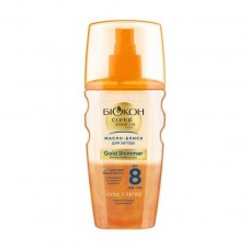 Биокон Средство для загара Gold Shimmer Масло-блеск SPF8, 160мл
