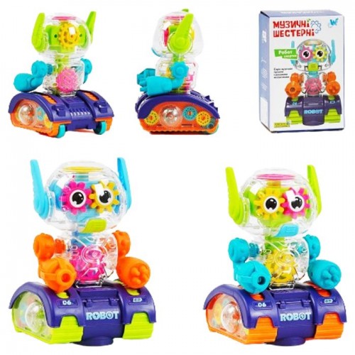Робот "Смартик" музичні шестерні, світло (укр) (Wtoys)