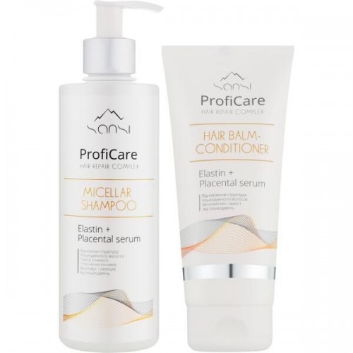 Sansi ProfiCare Hair repair complex, Набір шампунь 400г + бальзам 200мл (Sansi)