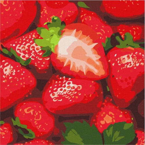 Картина за номерами "Соковита полуниця" ★★★ (Ідейка)