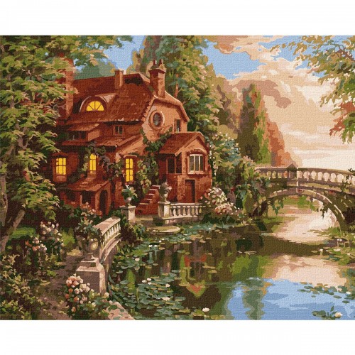 Картина за номерами "Будинок-мрія" ★★★★★ (Ідейка)