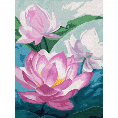 Картина за номерами "Світло на ставку" ★★★ (Ідейка)