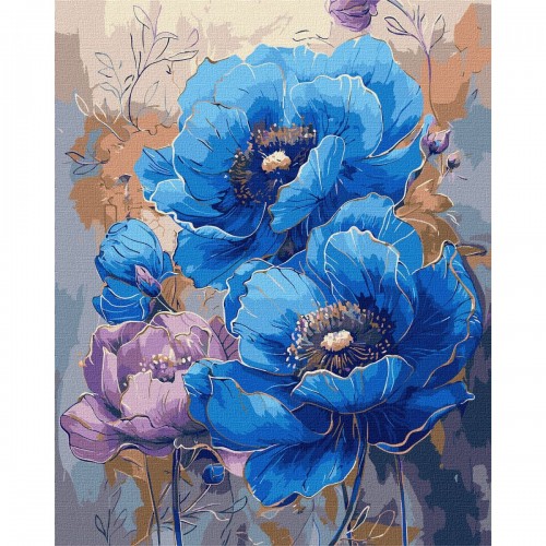 Картина за номерами з фарбами металік "Симфонія кольорів" 40х50 см (Ідейка)