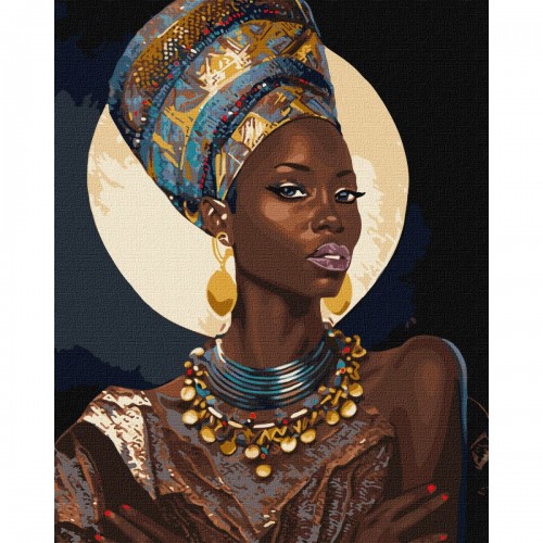 Картина за номерами "Чарівний погляд" 40х50 см (Ідейка)