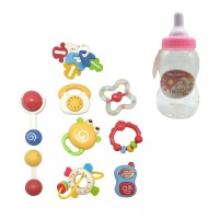 Погремушка разных форм, набор 12шт. бутылочка