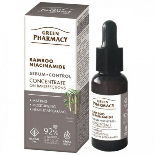 Green Pharmacy Концентрат Бамбук + Ніацинамід проти недоліків шкіри, 30мл (Green Pharmacy)
