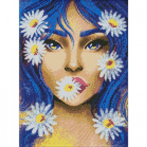 Алмазна мозаїка "Ромашковий настрій" (Ідейка)