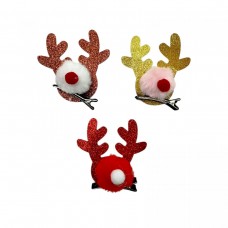 Новорічні шпильки Носик Оленя 8 см., 3 види