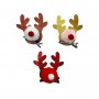 Новорічні шпильки Носик Оленя 8 см., 3 види (MiC)