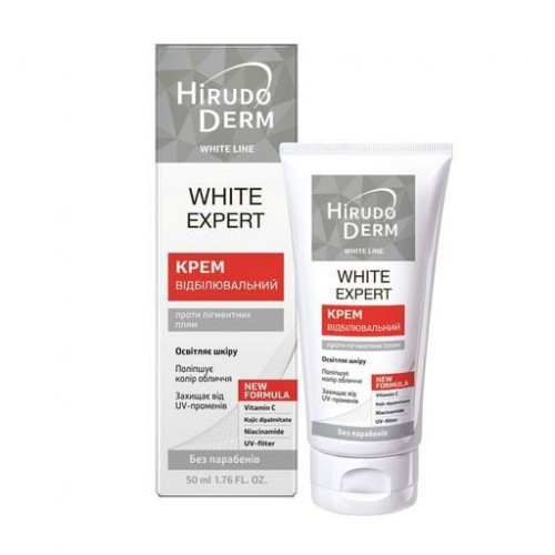 Биокон Крем для лица Hirudo Derm White Line White Expert Отбеливающий, 50мл (Біокон)