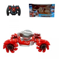 Танк на радиоуправлении, светло, стреляет орбизами, вращается на 360°, поднимает корпус, акум. 3.7 V, роликовые колеса, в коробке