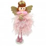 Іграшка декор новорічна лялька (РОЖЕВА) (MiC)