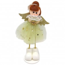 Іграшка декор новорічна ЛЯЛЬКА (ЗОЛОТИСТА)