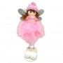 Іграшка декор новорічна ЛЯЛЬКА (РОЖЕВА) (MiC)