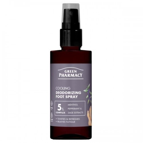 Green Pharmacy Дезодоруючий спрей для ніг Охолоджувальний, 150мл (Green Pharmacy)