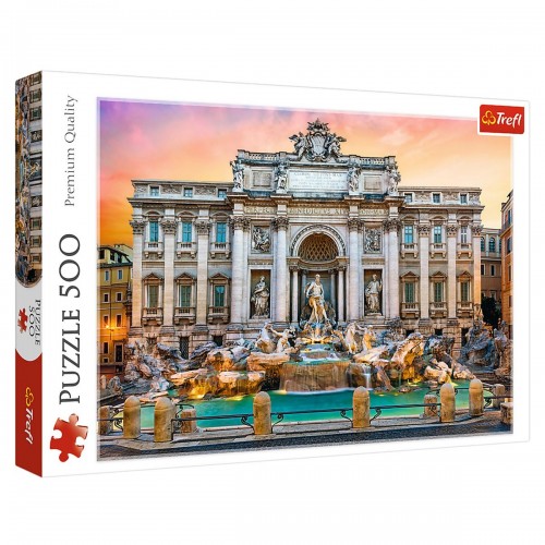 Пазли "Фонтан Треві", 500 елементів (Trefl)