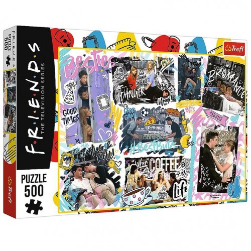Пазли "FRIENDS - Колаж" , 500 елем. (Trefl)