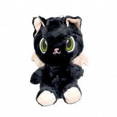 Котик с крыльями 25 см (ЧЕРНЫЙ)