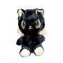 Котик с крыльями 25 см (ЧЕРНЫЙ) (MiC)