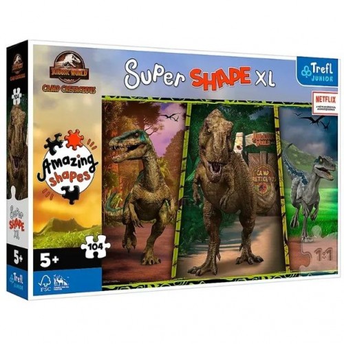 Пазли - 104 ел, XL "Марвел. Світ Юрського періоду" (Trefl)