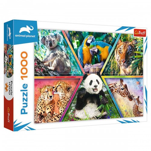 Пазли "Країна тварин", 1000 елементів (Trefl)