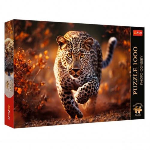 Пазли - 1000 ел, "Преміум: Дикий Леопард" (Trefl)