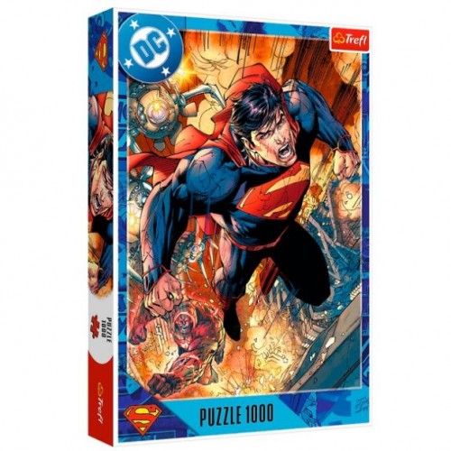 Пазли - 1000 ел, "Преміум: Супермен в дії" (Trefl)