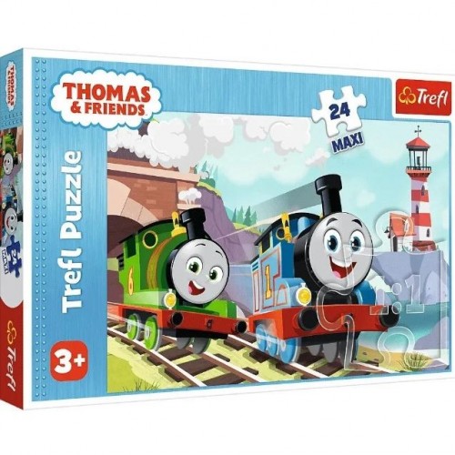 Пазли - 24 ел "MAXI. Томас і Персі на рейках" (Trefl)