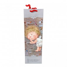 Пакет бумажный 11.5*37*8.5 СЕРЫЙ