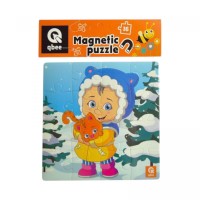 Пазли фомові, магнітні, 16 ел 