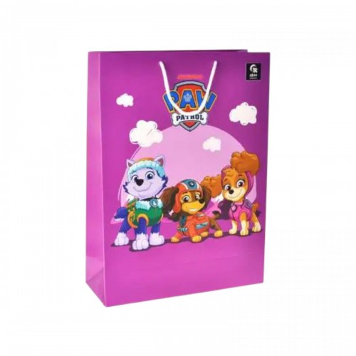 Пакет паперовий M "Щенячий Патруль: Команда дівчат" р.27x33x11 см (qbee)
