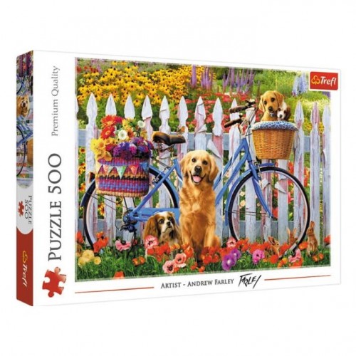 Пазли 500 ел "Собачі пригоди" (Trefl)