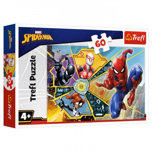 Пазли, 60 ел "Марвел. У павутинні Людини-павука" (Trefl)