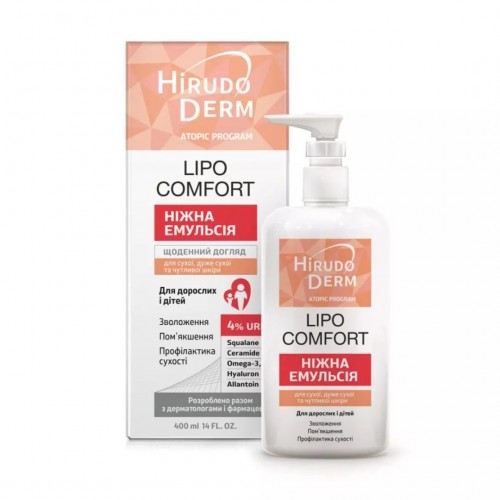 Биокон Эмульсия Hirudo Derm Atopic Program Lipo Comfort, 400мл (Біокон)