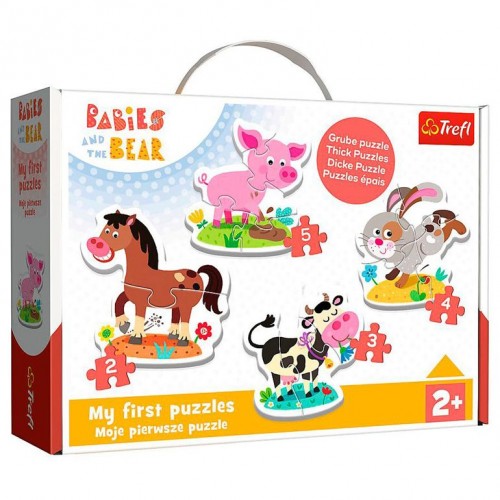 Пазли - "Baby Classic" - На фермі / Trefl (Trefl)