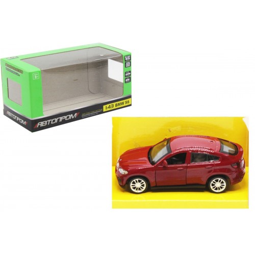 Машина металлическая "BMW X6", красный (MiC)