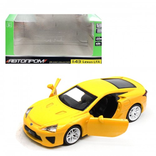 Машина металопластикова "Lexus", жовта (MiC)