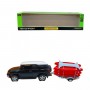 Машина+прицеп мет. 1:43 Toyota FJ,відкр.двері,короб.28*8*6,5см (Автопром)